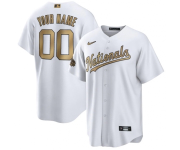 Men's Washington Nationals Active Player Custom White 2022 All-Star Cool Base Stitched Baseball Jersey