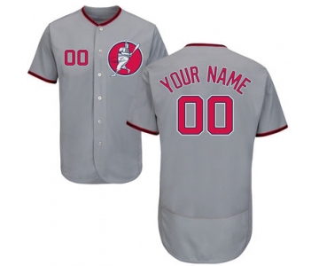 Nationals Gray Men's Customized Flexbase New Design Jersey