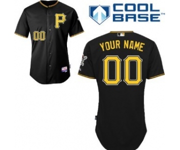 Kids' Pittsburgh Pirates Customized Black Jersey