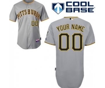 Kids' Pittsburgh Pirates Customized Gray Jersey