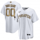 Men's Pittsburgh Pirates Active Player Custom White 2022 All-Star Cool Base Stitched Baseball Jersey