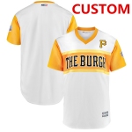 Men's Pittsburgh Pirates Custom White 2019 MLB Little League Classic Team Jersey