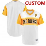 Men's Pittsburgh Pirates Custom White 2019 MLB Little League Classic Team Jersey