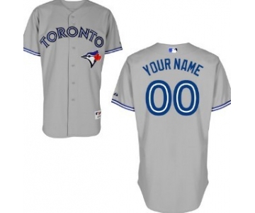 Kids' Toronto Blue Jays Customized Gray Jersey