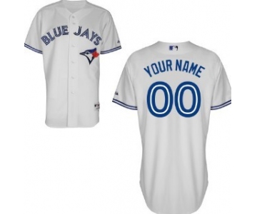 Kids' Toronto Blue Jays Customized White Jersey