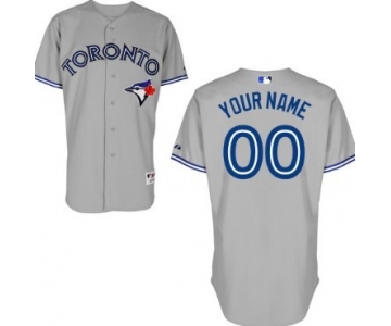 Men's Toronto Blue Jays Customized Gray Jersey