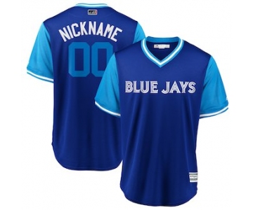 Men's Toronto Blue Jays Majestic Royal 2018 Players' Weekend Cool Base Custom Jersey