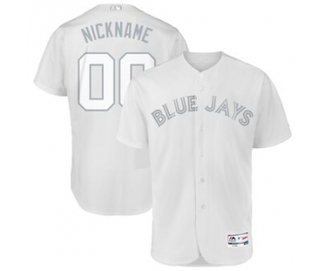 Toronto Blue Jays Majestic 2019 Players' Weekend Flex Base Authentic Roster Custom White Jersey