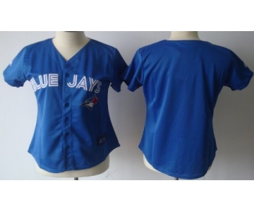 Women's Toronto Blue Jays Customized Blue Jersey