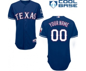 Kids' Texas Rangers Customized 2014 Blue Jersey