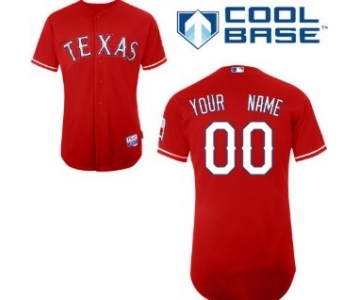 Kids' Texas Rangers Customized Red Jersey