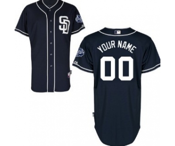 Kids' San Diego Padres Customized Navy Blue Jersey