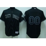 Kids' New York Yankees Customized Black Jersey