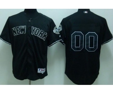 Kids' New York Yankees Customized Black Jersey