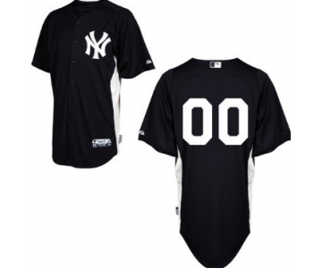 Men's New York Yankees Customized Black BP Jersey