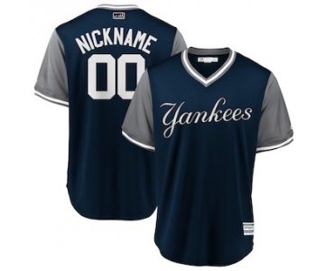 Men's New York Yankees Majestic Navy 2018 Players' Weekend Cool Base Custom Jersey