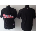 Kids' Philadelphia Phillies Customized Black Jersey