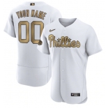 Men's Philadelphia Phillies Active Player Custom White 2022 All-Star Flex Base Stitched MLB Jersey
