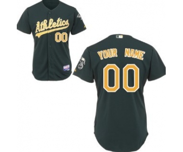 Kids' Oakland Athletics Customized Green Jersey