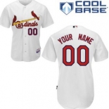 Kids' St. Louis Cardinals Customized White Jersey