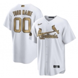 Men's St. Louis Cardinals Active Player Custom 2022 All-Star Cool Base White Stitched Baseball Jersey