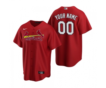 Men's St. Louis Cardinals Custom Nike Red Stitched MLB Cool Base Jersey