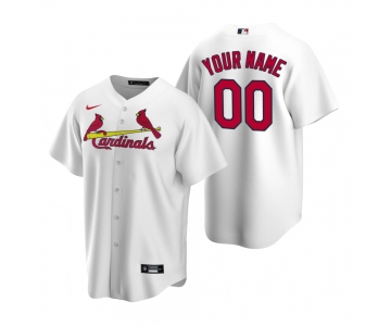 Men's St. Louis Cardinals Custom Nike White Stitched MLB Cool Base Home Jersey