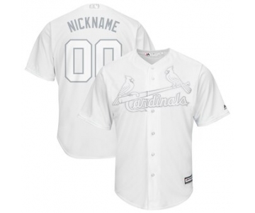 St. Louis Cardinals Majestic 2019 Players' Weekend Cool Base Roster Custom White Jersey
