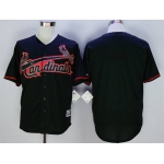 Women's St. Louis Cardinals Custom Black New Cool Base Jersey