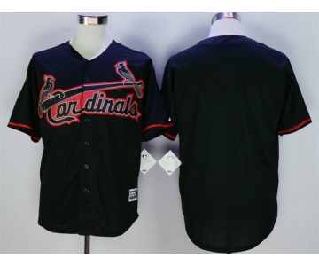 Women's St. Louis Cardinals Custom Black New Cool Base Jersey
