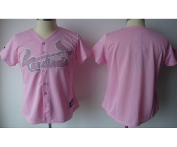 Women's St. Louis Cardinals Customized Pink Jersey