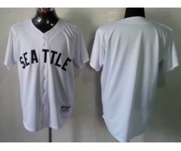 Kids' Seattle Mariners Customized 1909 White Jersey