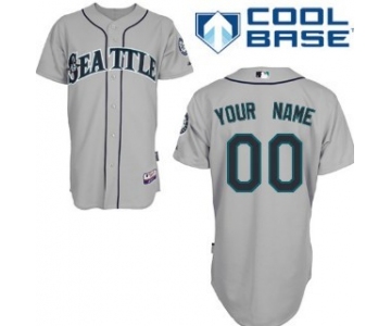 Kids' Seattle Mariners Customized Gray Jersey