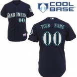 Kids' Seattle Mariners Customized Navy Blue Jersey