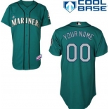 Men's Seattle Mariners Customized Green Jersey