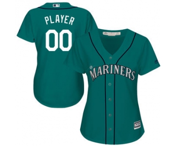 Women's Seattle Mariners Majestic Green Cool Base Alternate Jersey