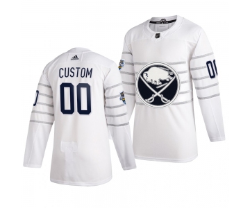 Men's 2020 NHL All-Star Game Buffalo Sabres Custom Authentic adidas White Jersey