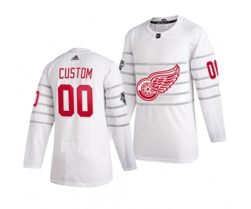 Men's 2020 NHL All-Star Game Detroit Red Wings Custom Authentic adidas White Jersey