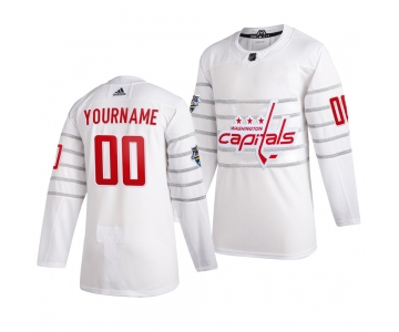 Men's 2020 NHL All-Star Game Washington Capitals Custom Authentic adidas White Jersey