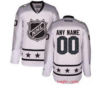 Youth Metropolitan Division Reebok White 2017 NHL All-Star Game Custom Stitched Hockey Jersey