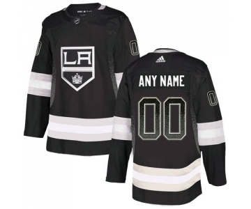 Los Angeles Kings Black Men's Customized Team Logos Fashion Adidas Jersey