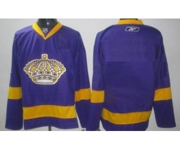 Los Angeles Kings Mens Customized Purple Jersey