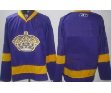 Los Angeles Kings Youths Customized Purple Jersey