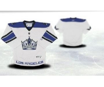Los Angeles Kings Youths Customized White Jersey