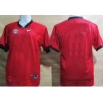 Men's Georgia Bulldogs Customized Red Jersey