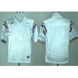 Kids' LSU Tigers Customized White Jersey