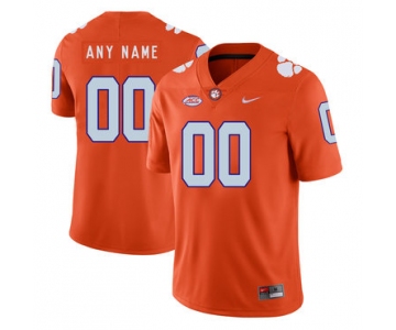 Clemson Tigers Orange Men's Customized Nike College Football Jersey
