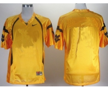 Men's West Virginia Mountaineers Customized Yellow Jersey