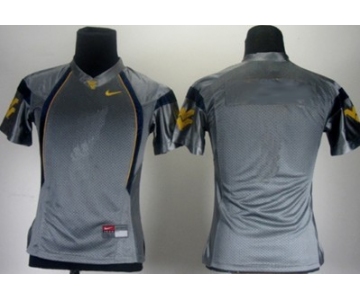 Women's West Virginia Mountaineers Customized Gray Jersey