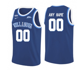 Villanova Wildcats Blue Men's Customized College Basketball Jersey